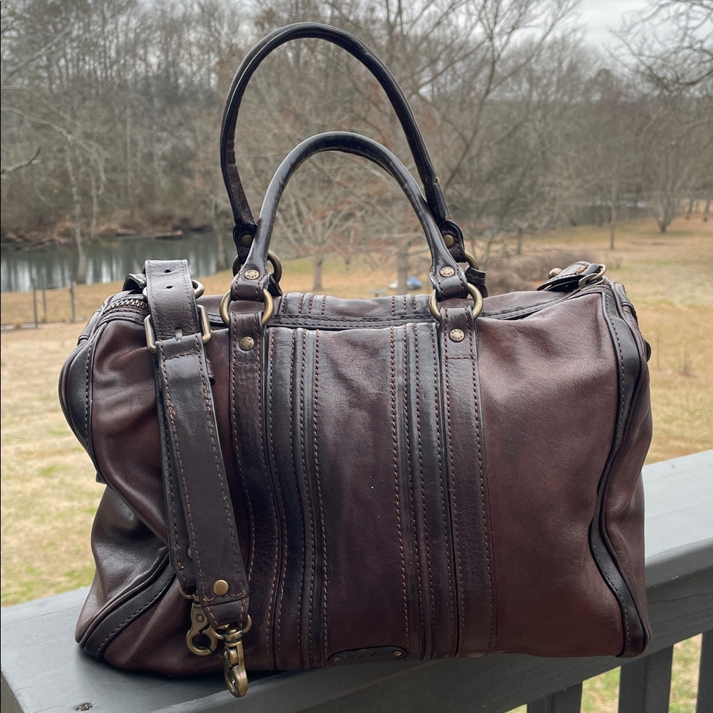 Vintage Vibe Frye Jane Speedy Satchel - Picture 2 of 15